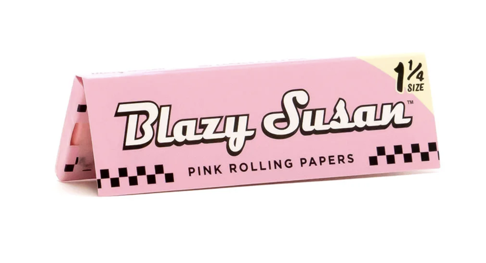 Photograph of product: BLAZY SUSAN 1 1/4 PINK ROLLING PAPERS