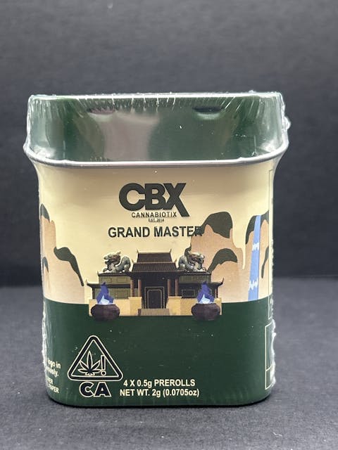 Photograph of product: Grand Master Preroll Tin - Preroll Pk