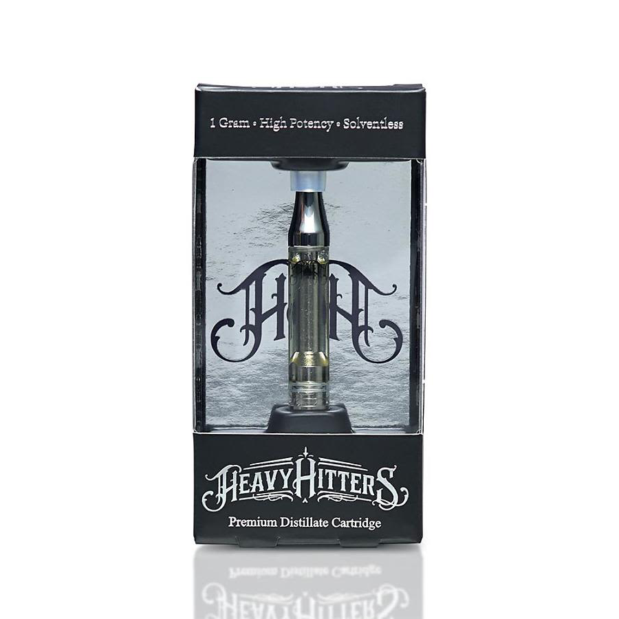 Photograph of product: HEAVY HITTERS VAPE CARTRIDGE - SKYWALKER OG 1G