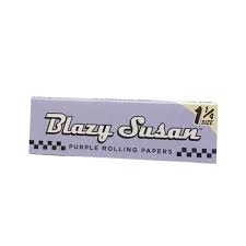 Photograph of product: Blazy Susan Rolling Papers - | Purple | 1 1/4" 50ct.
