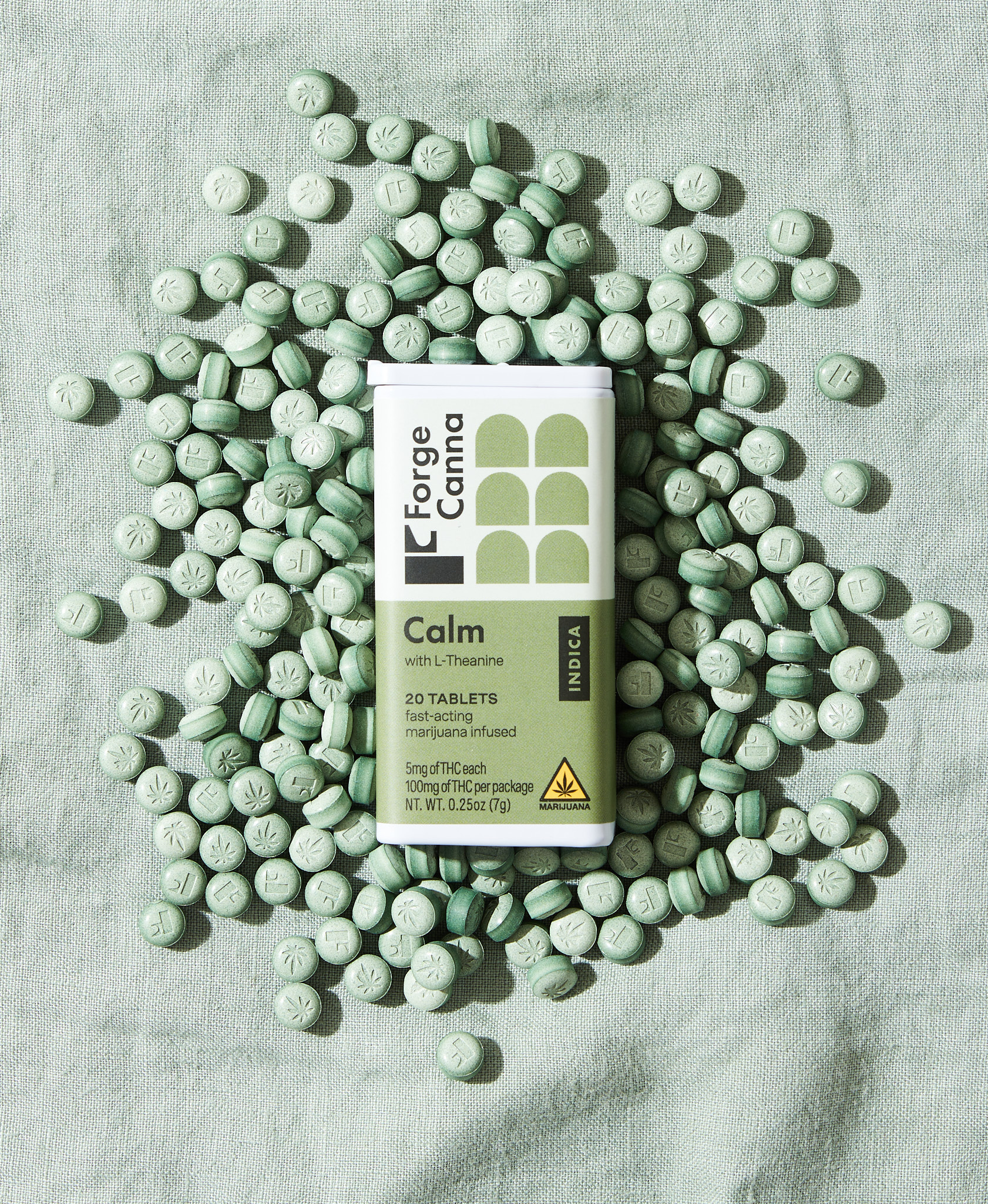 Photograph of product: Forge Canna Calm Tablets