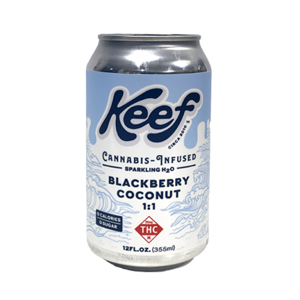 Photograph of product: Blackberry Coconut 1:1 Sparkling H2O | 25mg