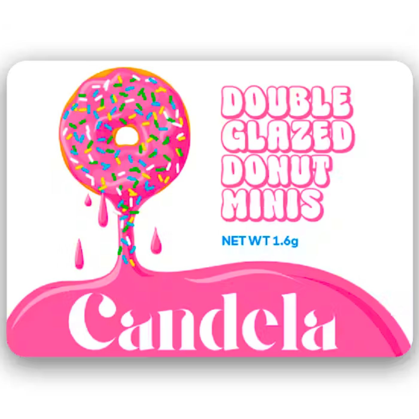 Photograph of product: Candela - MAC Stomper x Garlic Crusher 1.6g Double Glazed Mini Donuts 4pk