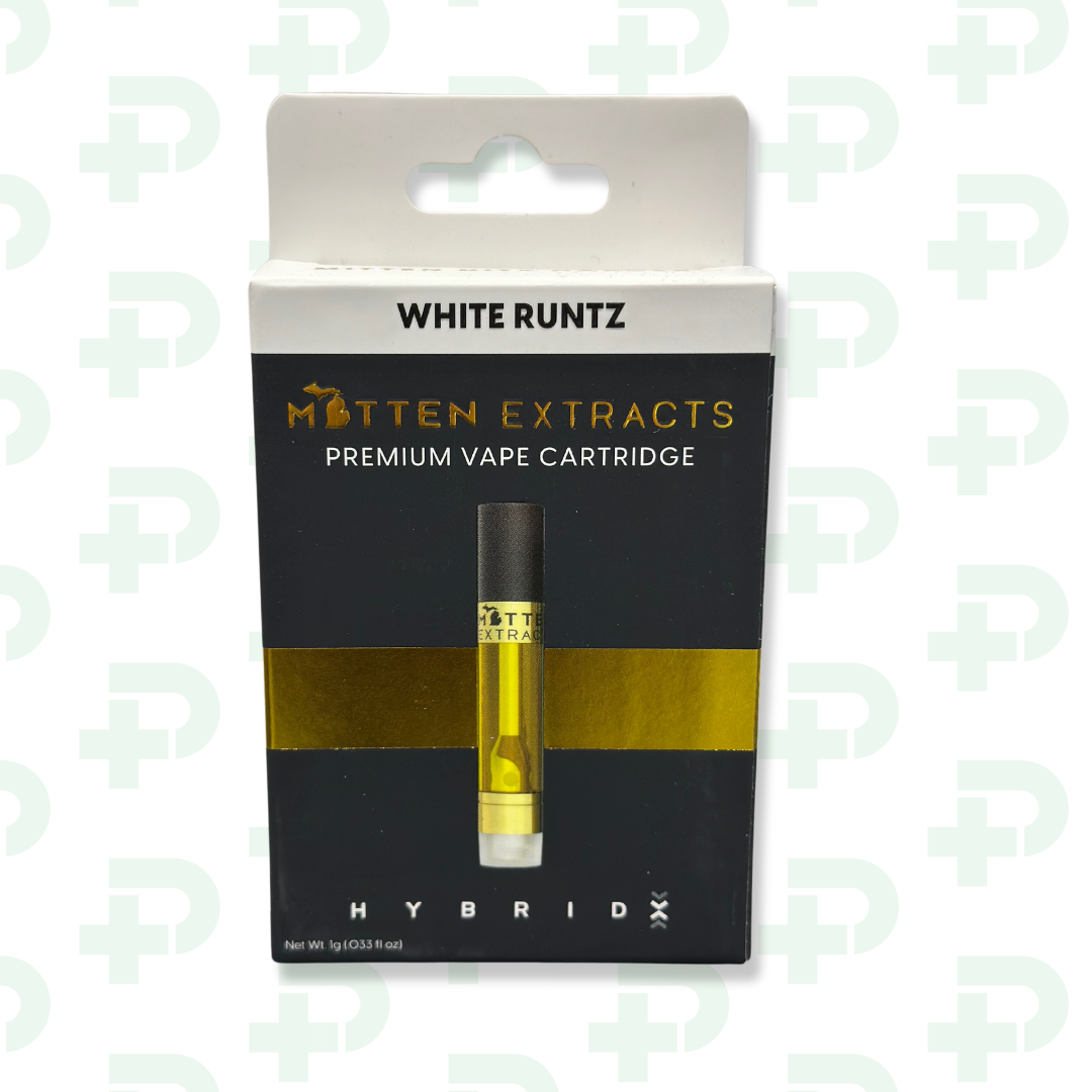 Photograph of product: Mitten Extracts Cart - Hybrid - White Runtz