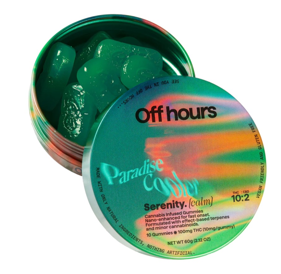 Photograph of product: Off Hours - Paradise Cooler (Serenity) - Gummies - 100 mg