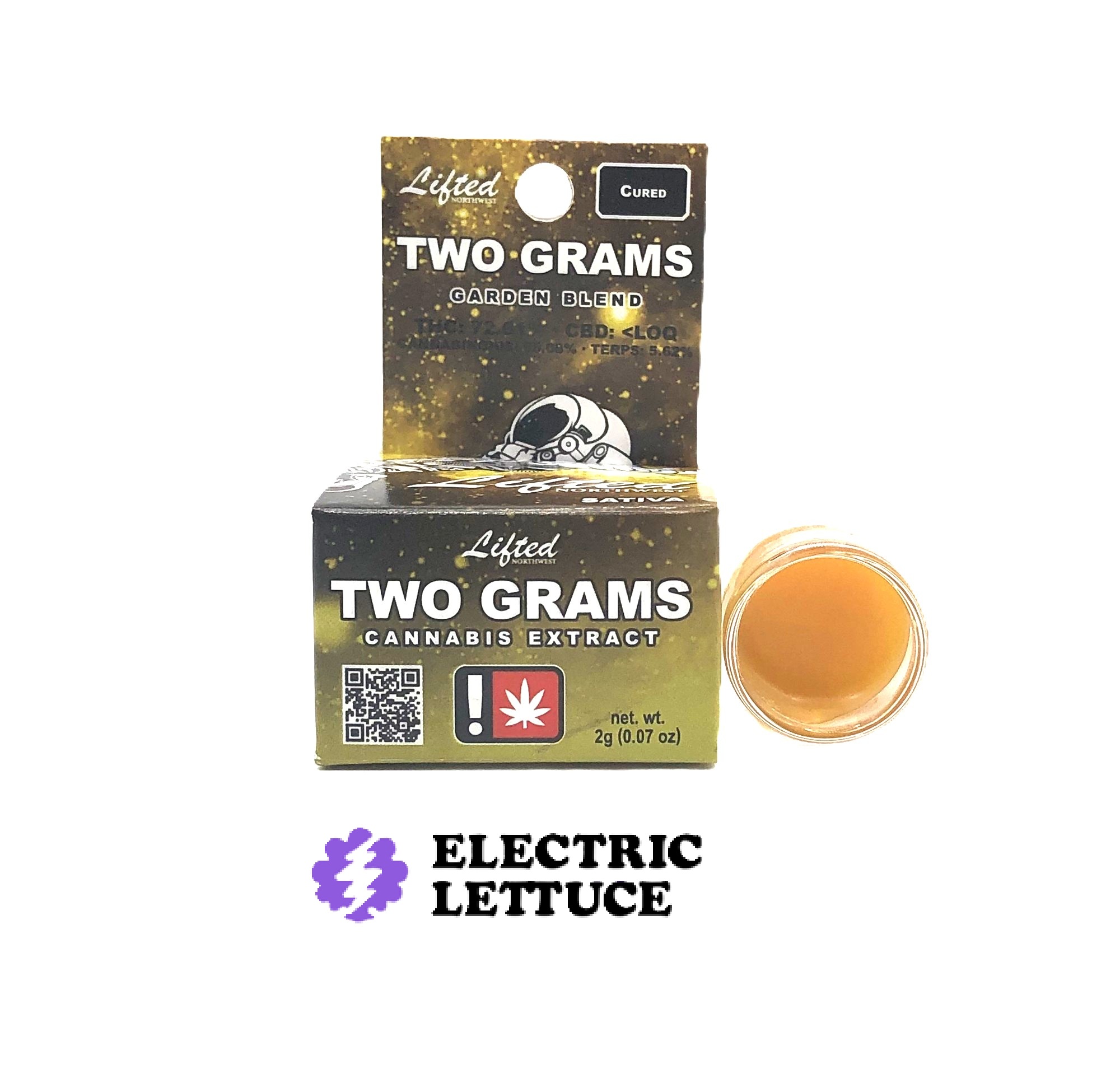 Photograph of product: Lifted NW Garden Blend Cured Resin 2g