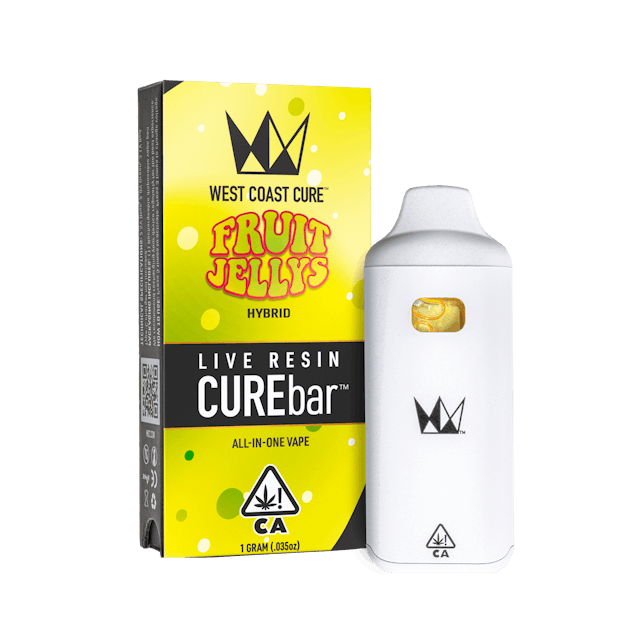 Photograph of product: Fruit Jellys | 1G Live Resin AIO