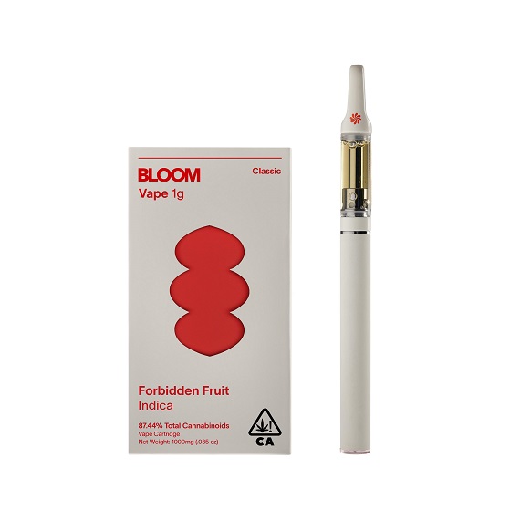 Photograph of product: Bloom 1g Apricot Punch Classic Vape Cart Oui'd