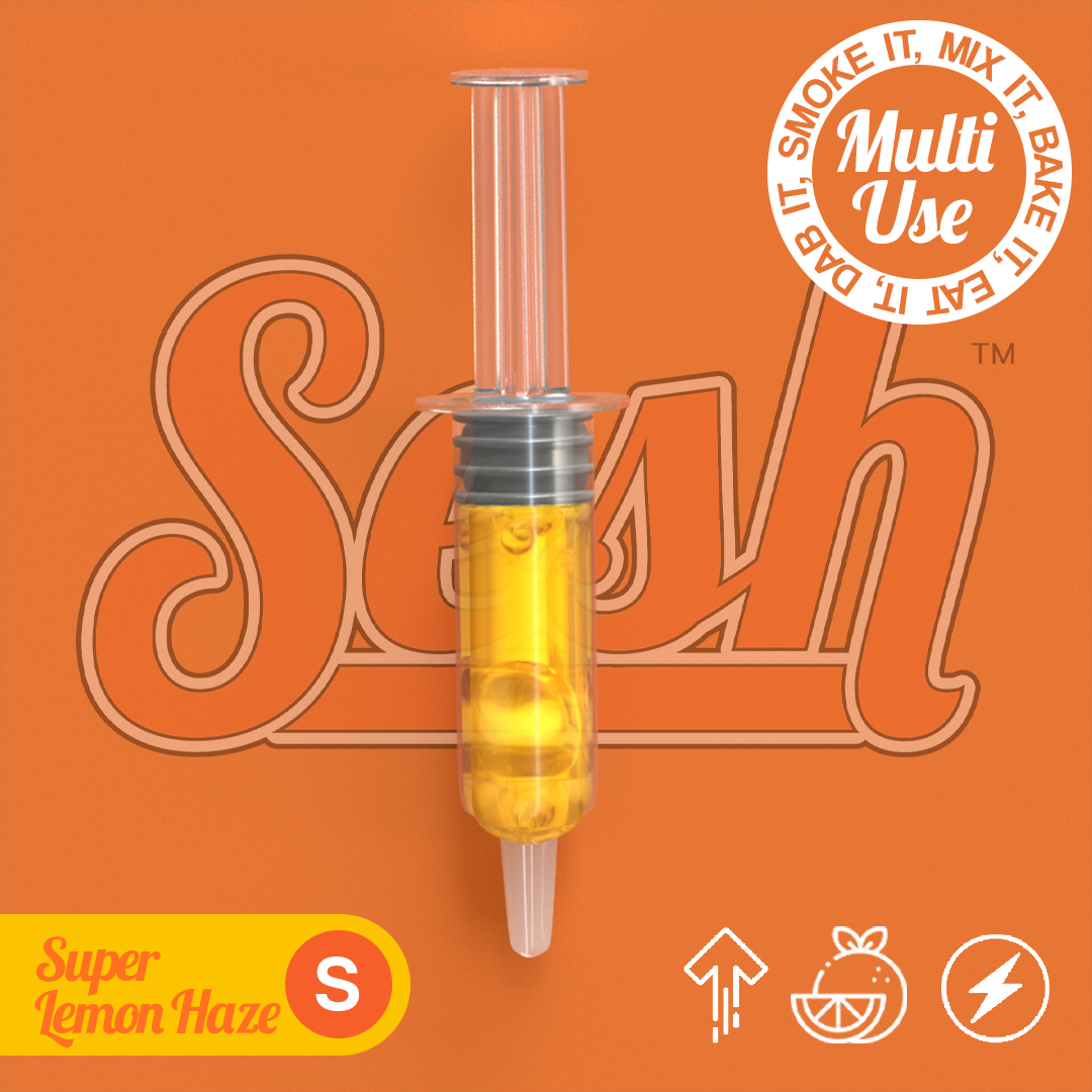 Photograph of product: Craft Sesh Distillate Syringe | 1,000mg | Super Lemon Haze