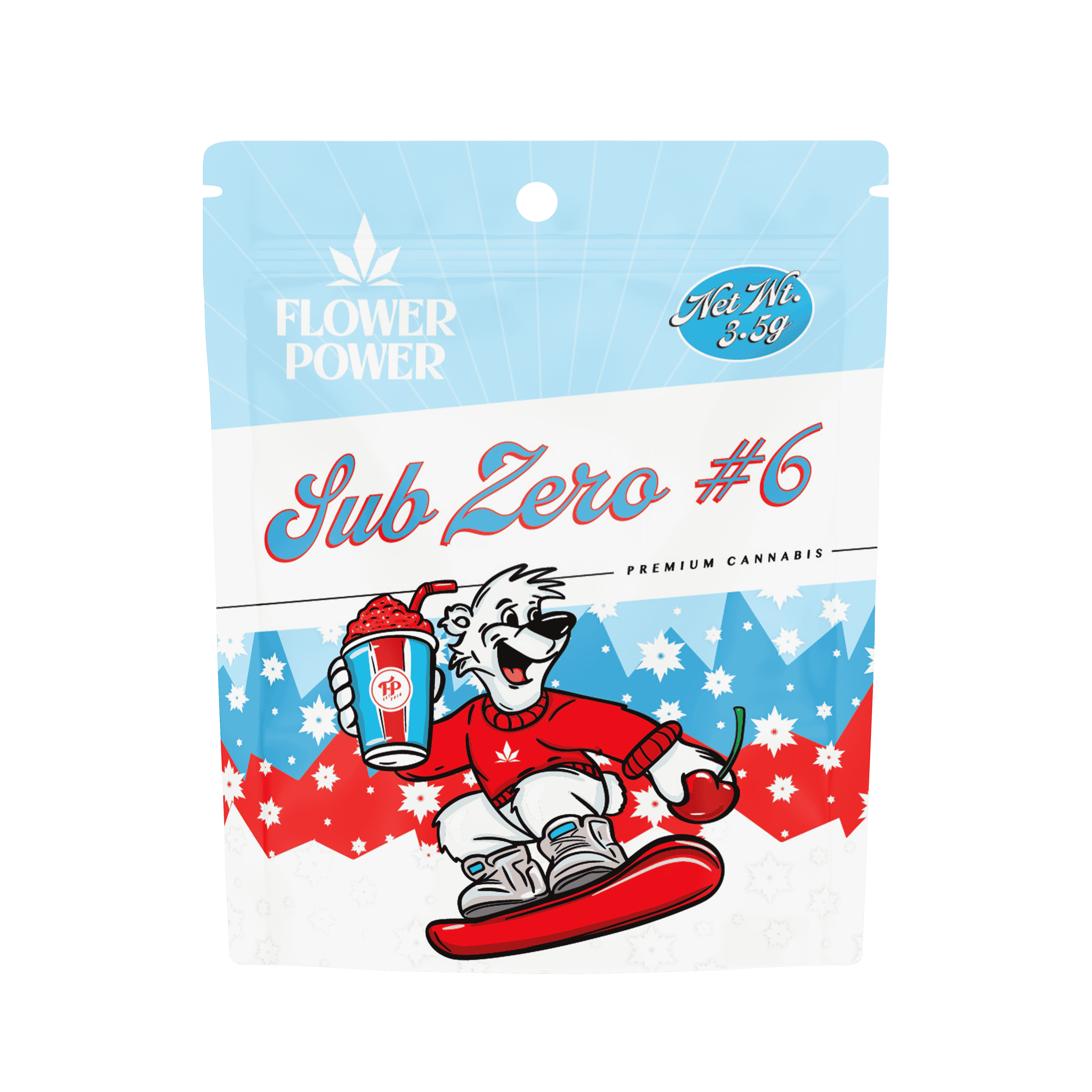 Photograph of product: Flower Power - Pre-Packed - Sub Zero #6 - 3.5g