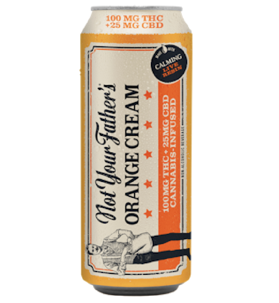Photograph of product: 100mg Orange Cream (Hybrid) Not Your Father's - with 25mg CBD $11