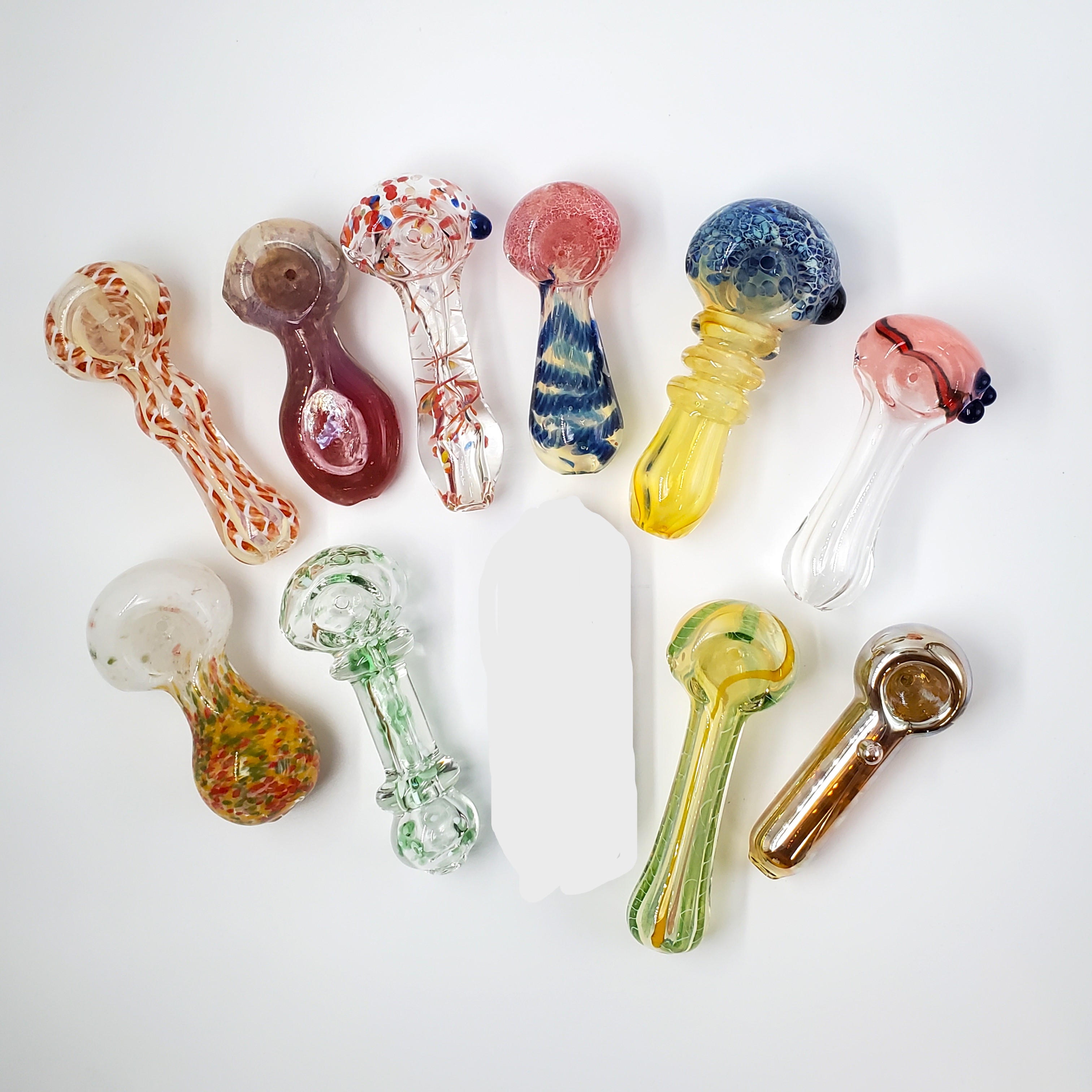 Photograph of product: Assorted Spoon Pipes - Low