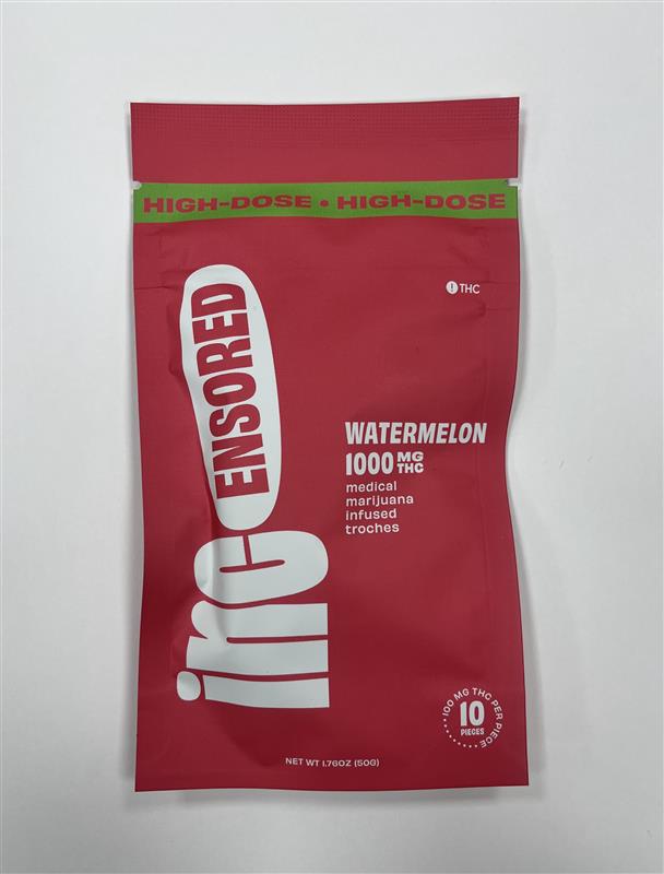 Photograph of product: 10ct/100mg Troches (Watermelon)