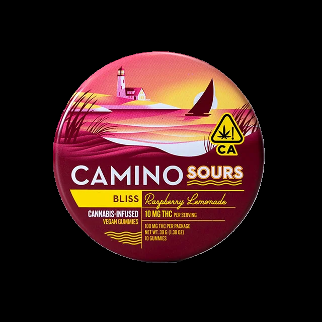 Photograph of product: Sour Raspberry Lemonade (Bliss) - Gummies - 10pk - 100mg