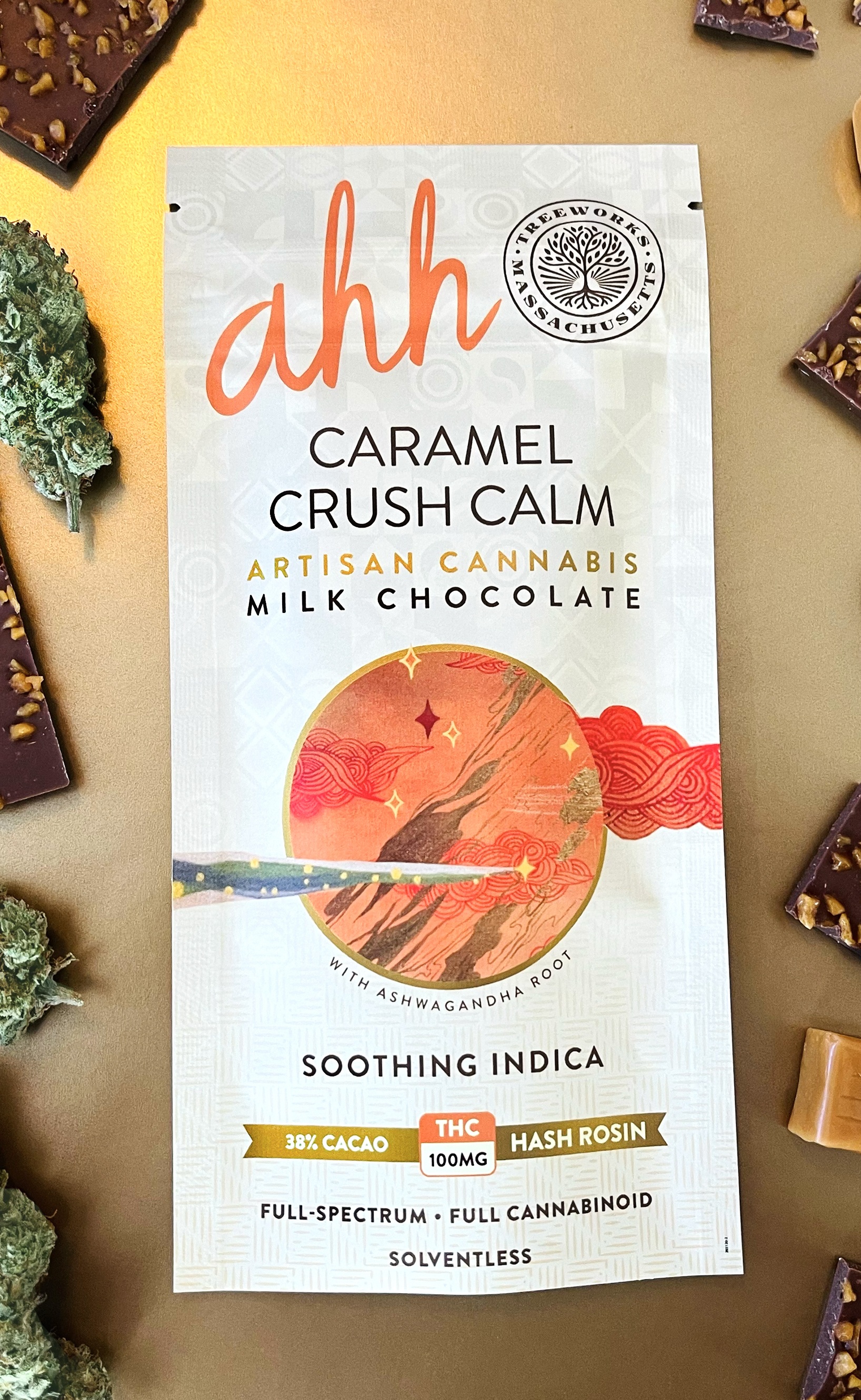 Photograph of product: Caramel Crush Calm Milk Chocolate | Oui'd