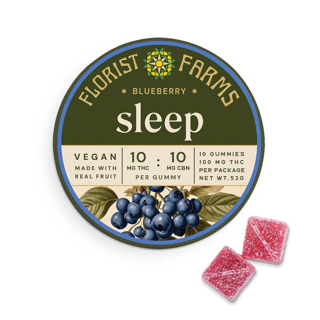 Photograph of product: Blueberry | Sleep | Gummies 100mg
