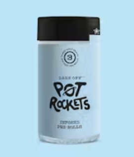 Photograph of product: Daze Off | Photosynthesis Pot Rockets 3pk | 1.5g