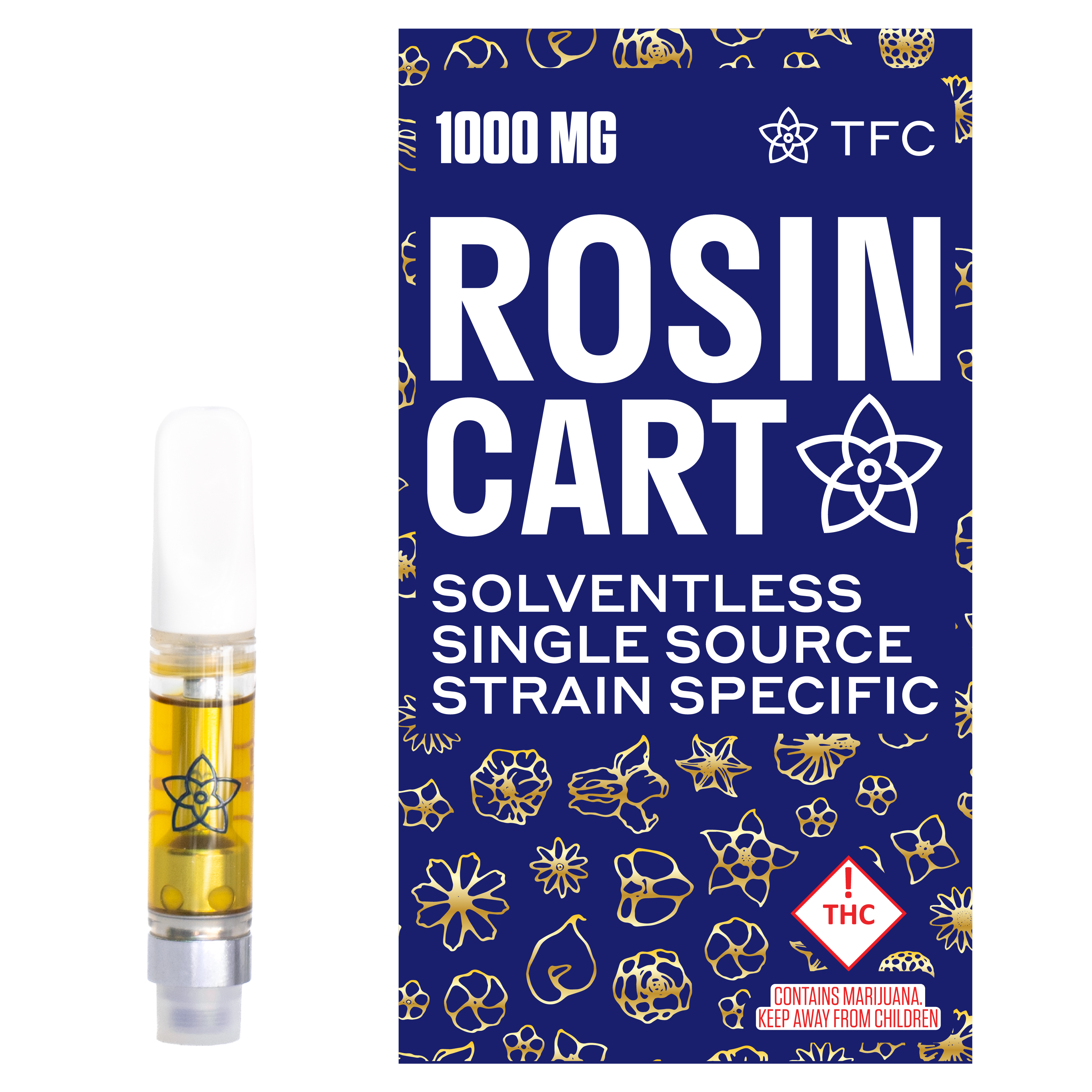Photograph of product: The Flower Collective | First Press Rosin Cart (H) JackFruit 500mg
