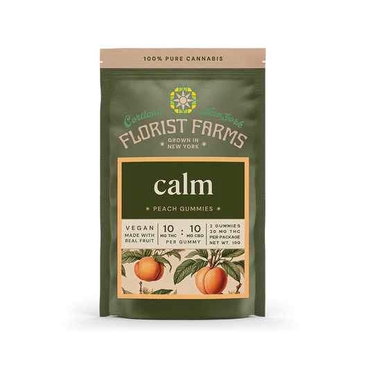 Photograph of product: Florist Farms | Peach Gummies | 2pk