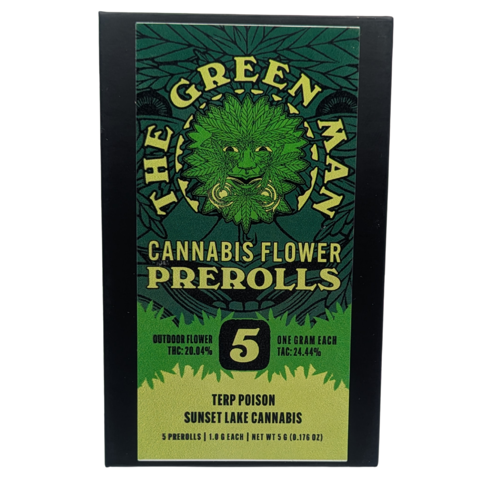 Photograph of product: Terp Poison | 1g 5pk Pre-Rolls |