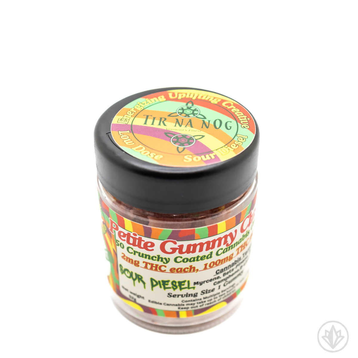 Photograph of product: Petite Gummy Clusters | Sour Diesel | Micro Dose 2mg | 100mg