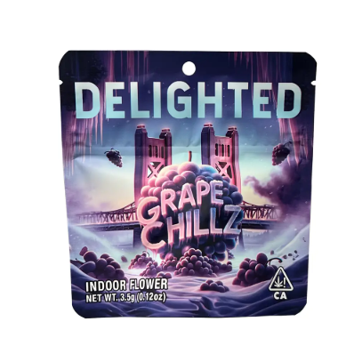 Photograph of product: Delighted | Grape Chillz   3.5 G - 3.5g