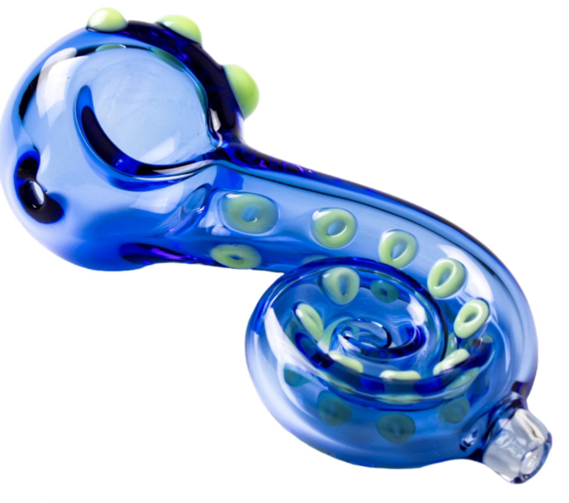 Photograph of product: Glass - 4" Octopus Glass Hand Pipe