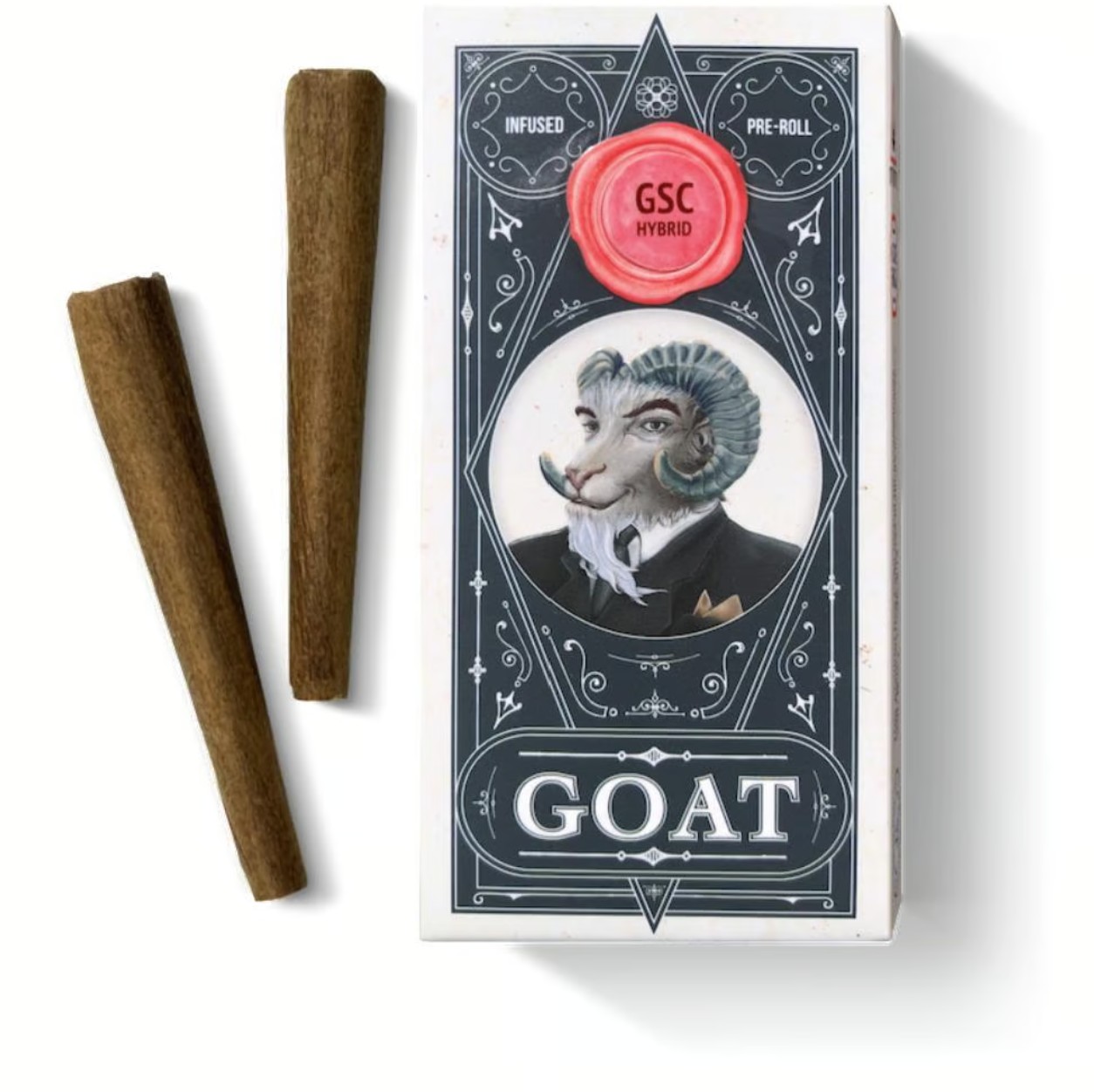 Photograph of product: Goat | Tropical Trainwreck | Infused Pre Roll 2 pack