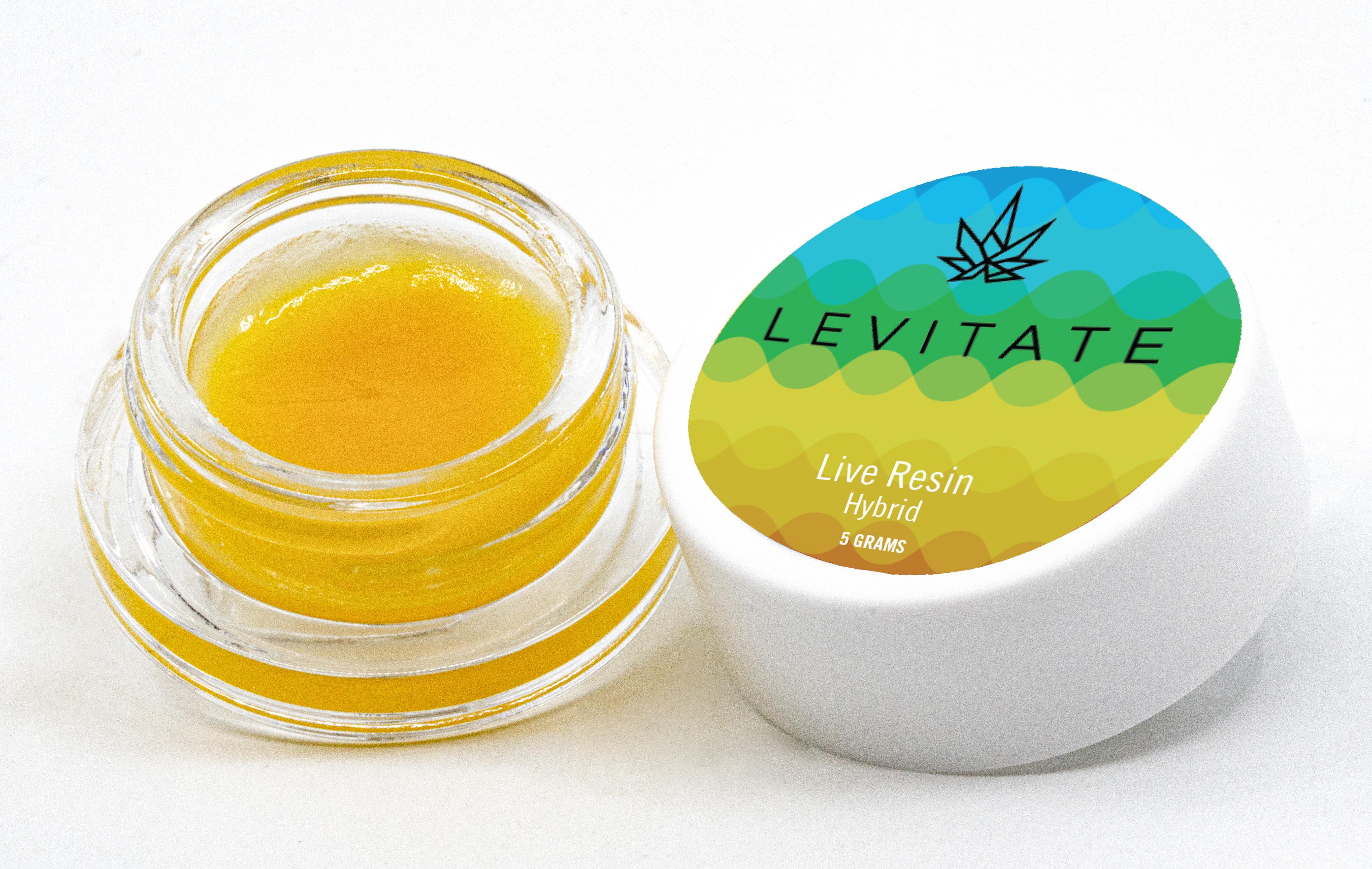 Photograph of product: Levitate | Sherb Cream Pie Cured Resin