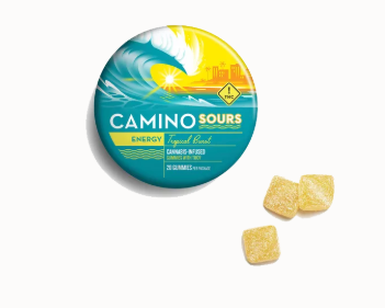 Photograph of product: CAMINO - SOURS - GUMMIES - 100MG - TROPICAL BURST