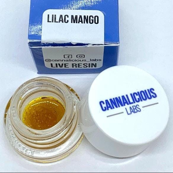 Photograph of product: Cannalicious Live Resin - Lilac Mango