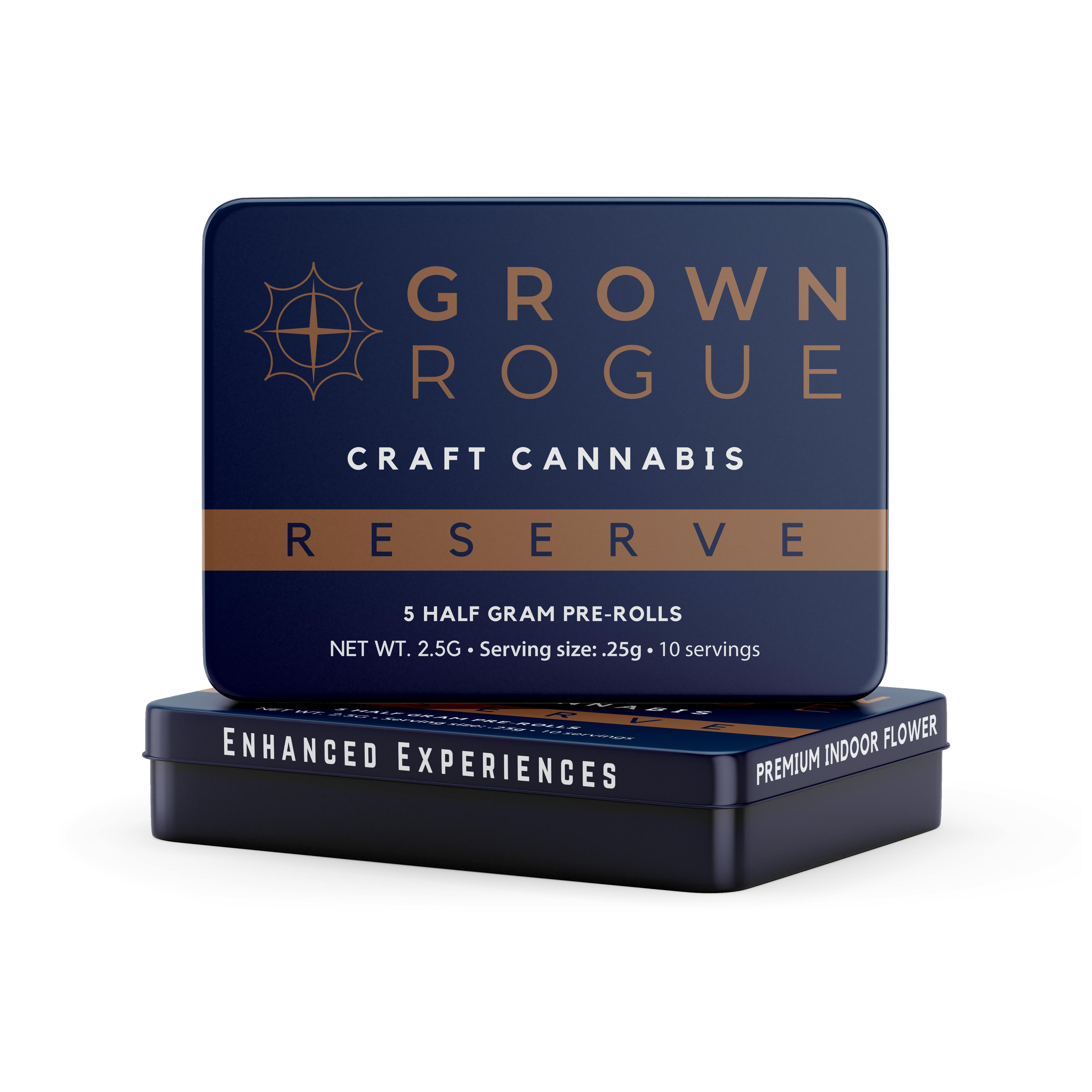 Photograph of product: Grown Rogue - Cap Junky - 5pk prerolls