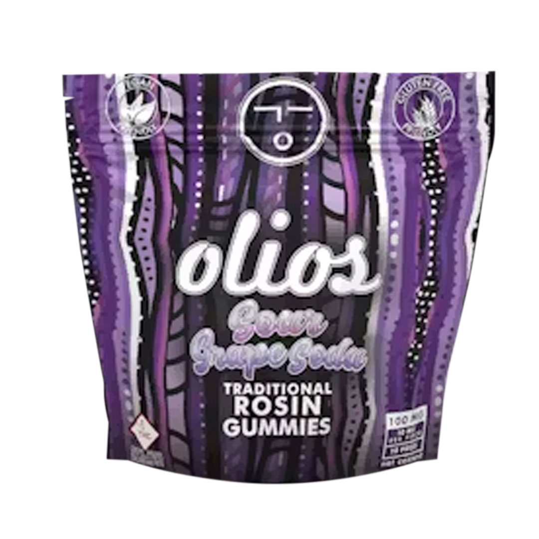 Photograph of product: Olio | Gummies | Sour Grape Soda