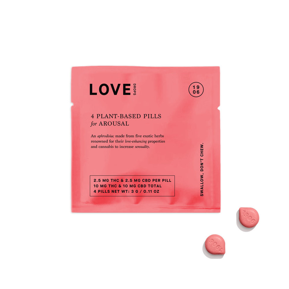 Photograph of product: 1906 LOVE Pills - 1:1 10mg TH-oui: 10mg CBD