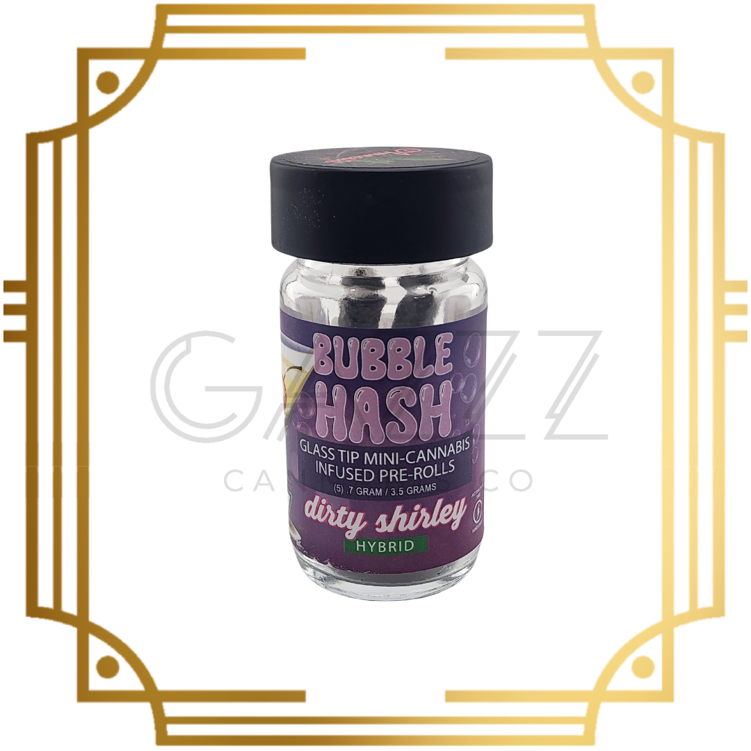 Photograph of product: Amnesia Dirty Shirley Bubble au chocolat Infused Pre-Rolls 5PK