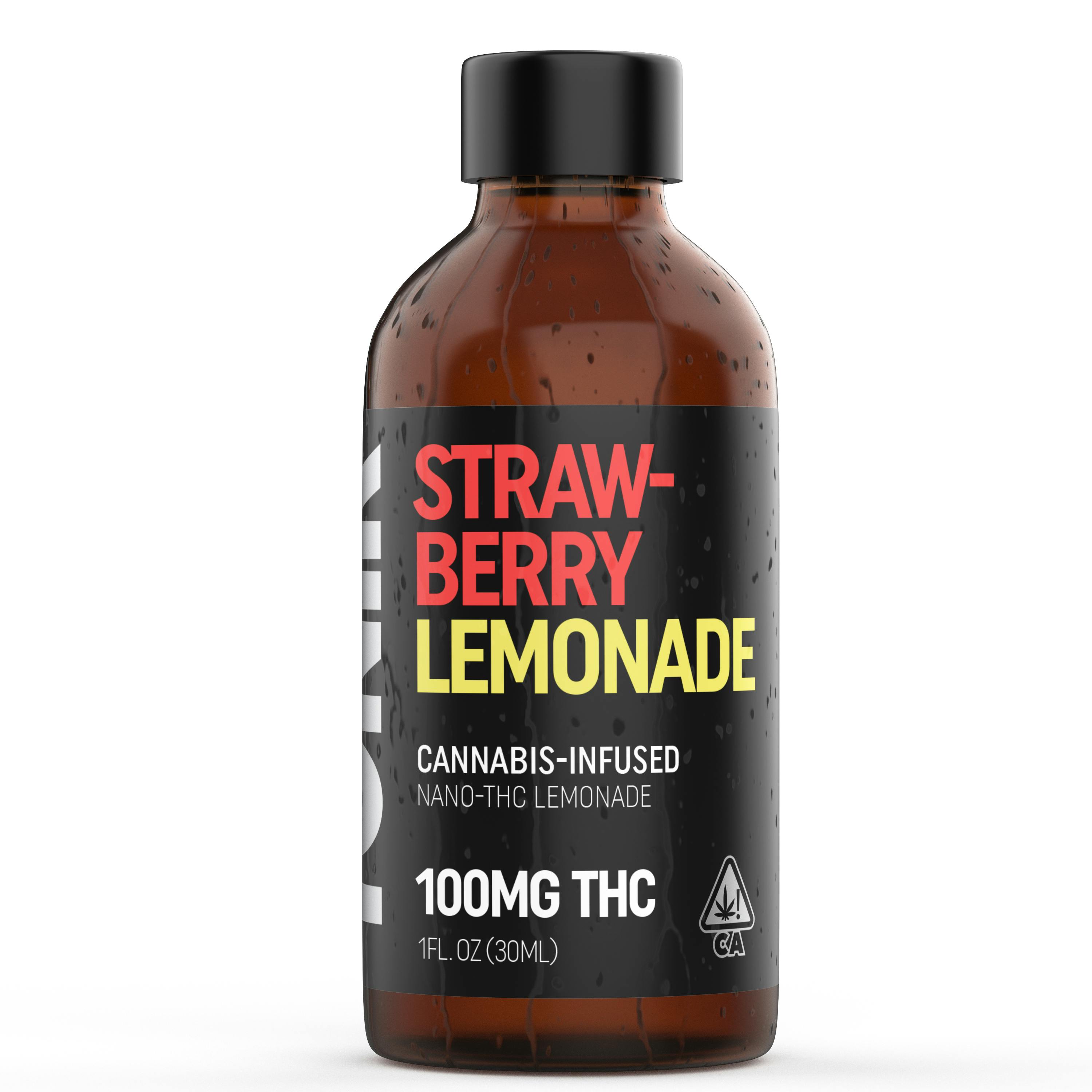 Photograph of product: TONIK LEMONADE: Strawberry Lemonade Beverage (100mg)