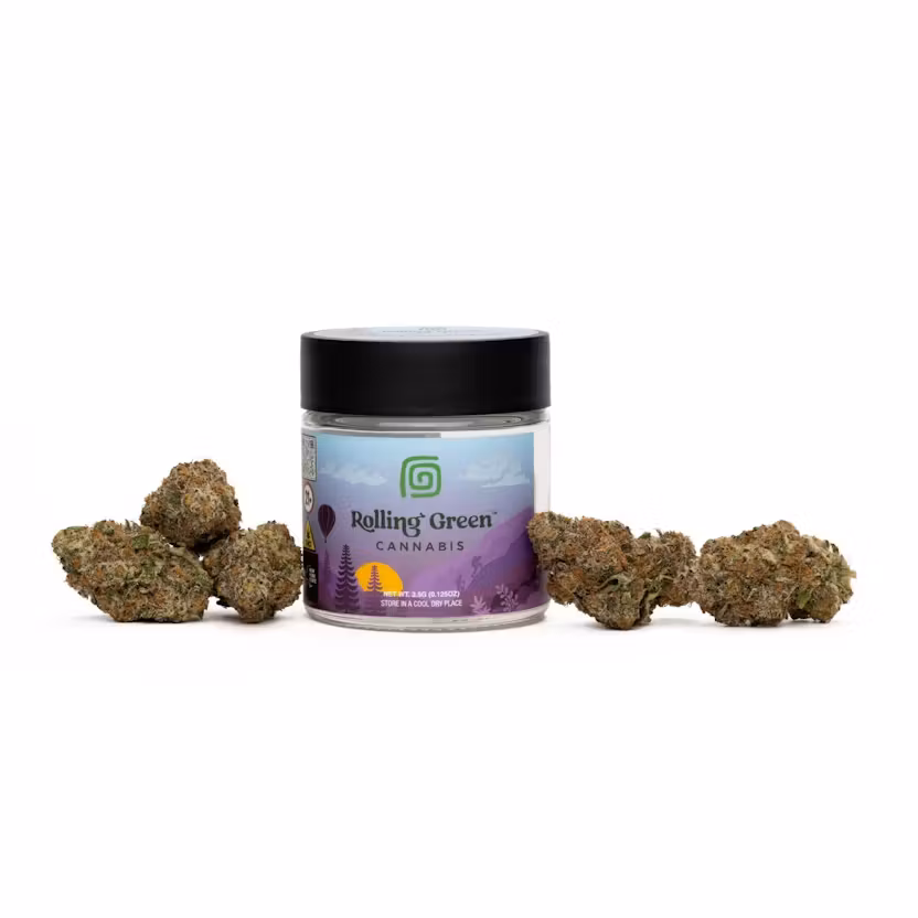 Photograph of product: Rolling Green - Sub Zero - Flower - 3.5g