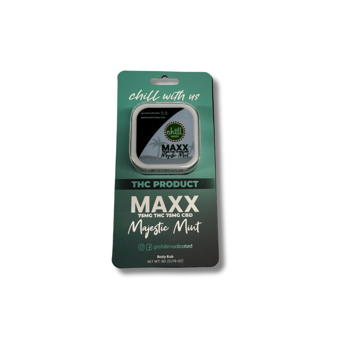 Photograph of product: Majestic Mint | On The Go | 1:1 Thc:Cbd | 150mg : 150mg