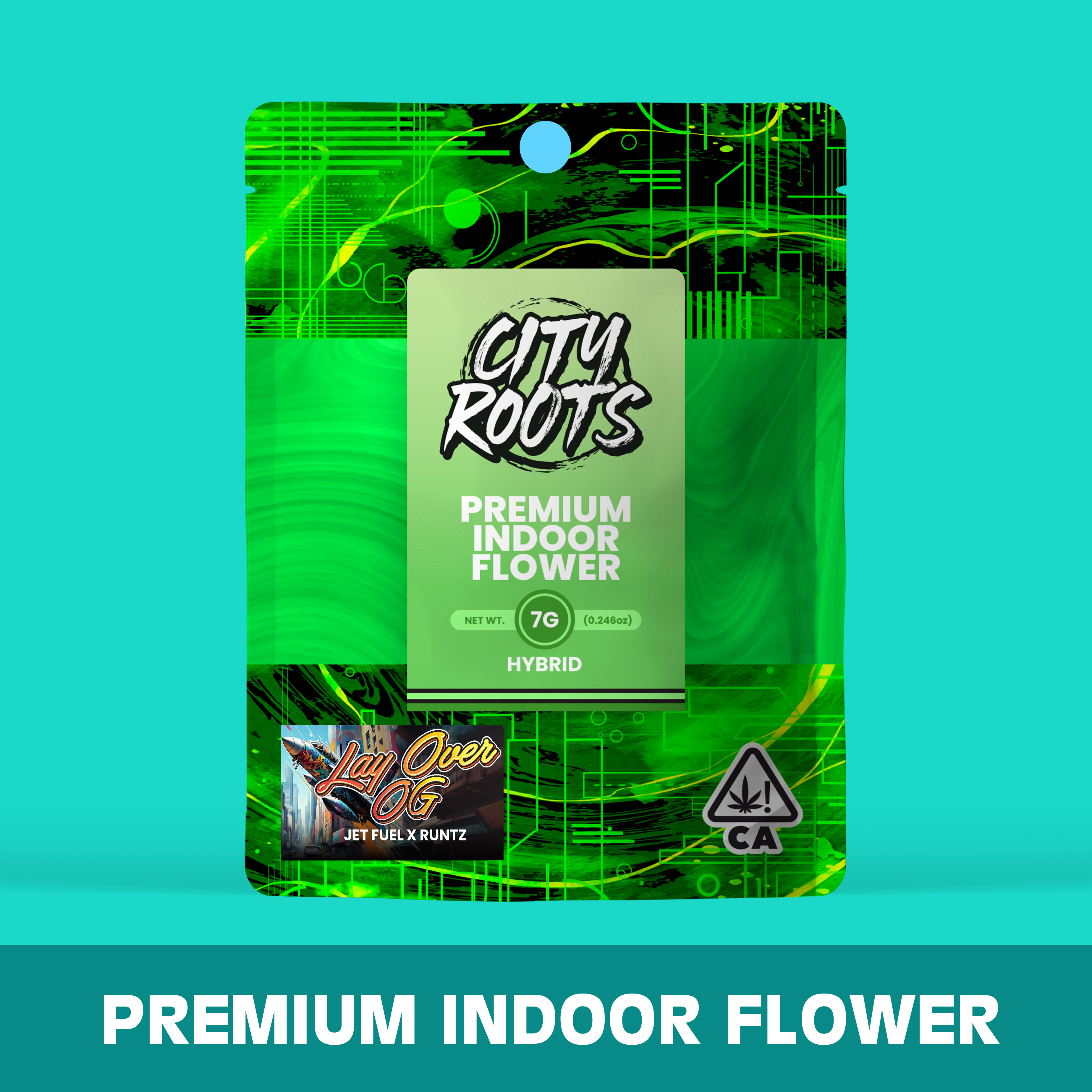 Photograph of product: City Roots - Sticky Status (Hybrid) Premium Flower - 7g