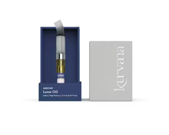 Photograph of product: [KURVANA] ASCND CARTRIDGE - 0.5G - LUNAR OG (I)