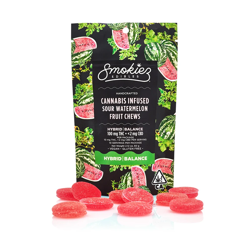 Photograph of product: Smokiez - Sour Watermelon 10pk