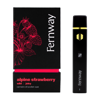 Photograph of product: Fernway | Alpine Strawberry | 2g Traveler Vape