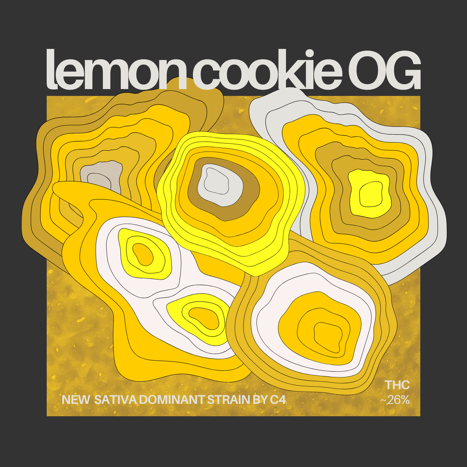 Photograph of product: C4 PRE-PACK FLOWER LEMON COOKIE OG (S/H) 3.5G