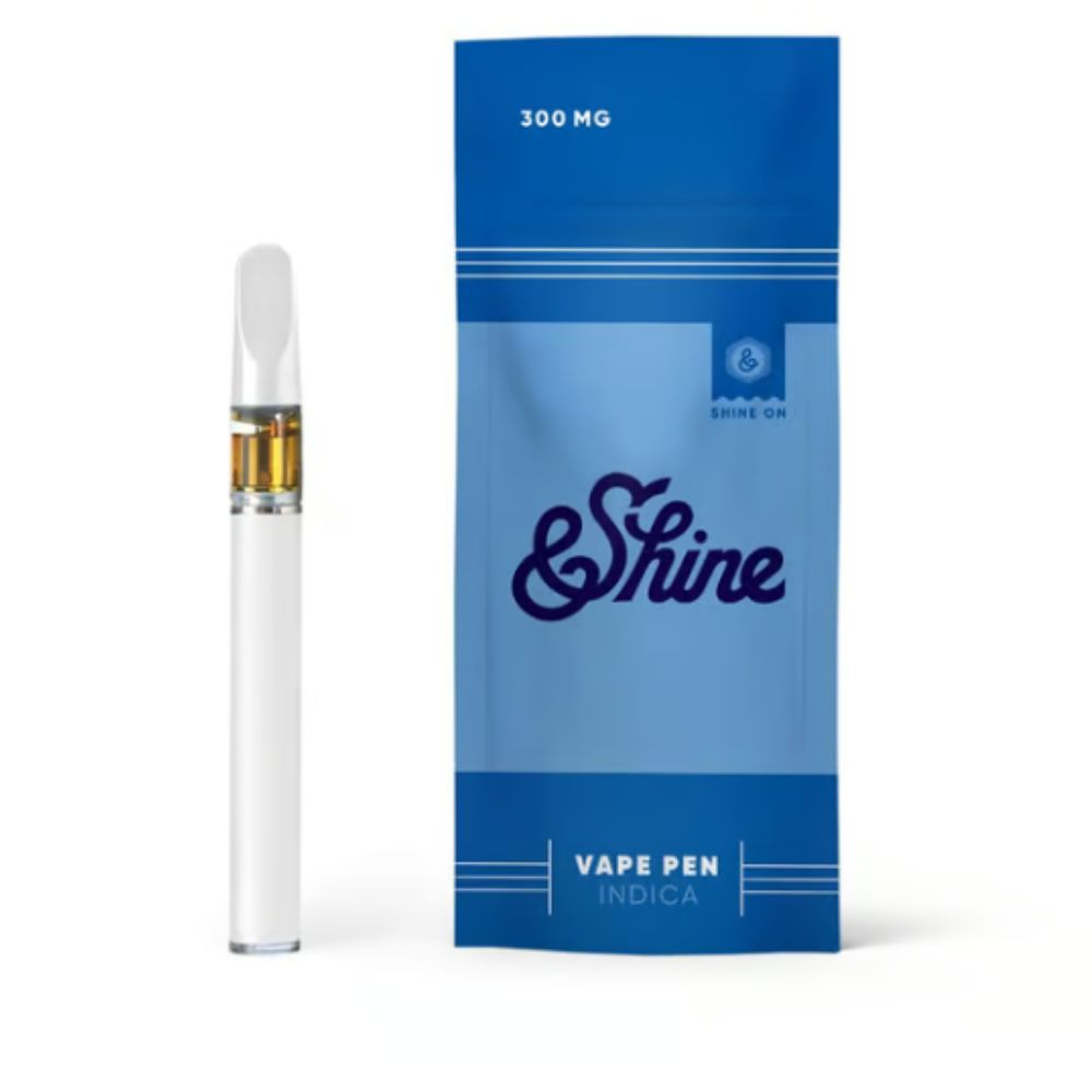 Photograph of product: &Shine | Granddaddy Purple AIO Vape | 1g