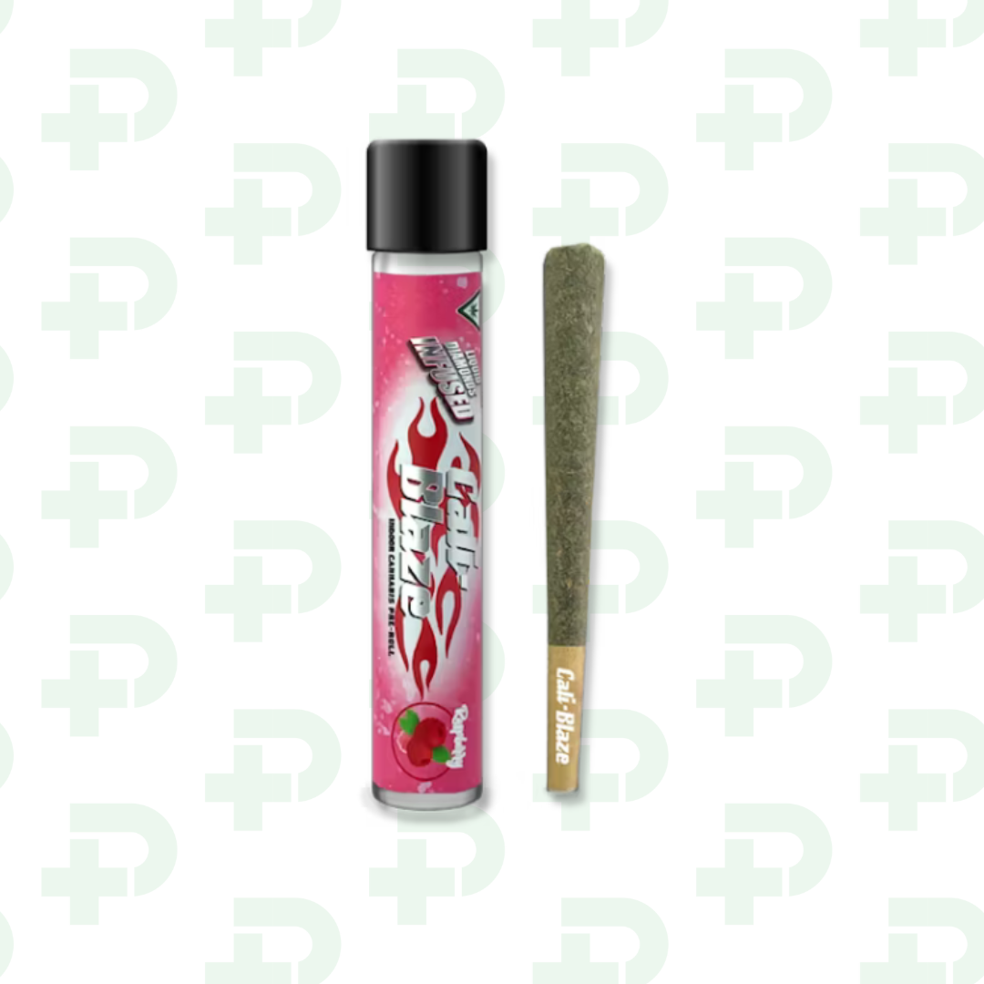 Photograph of product: Cali Blaze Infused Preroll - Raspberry