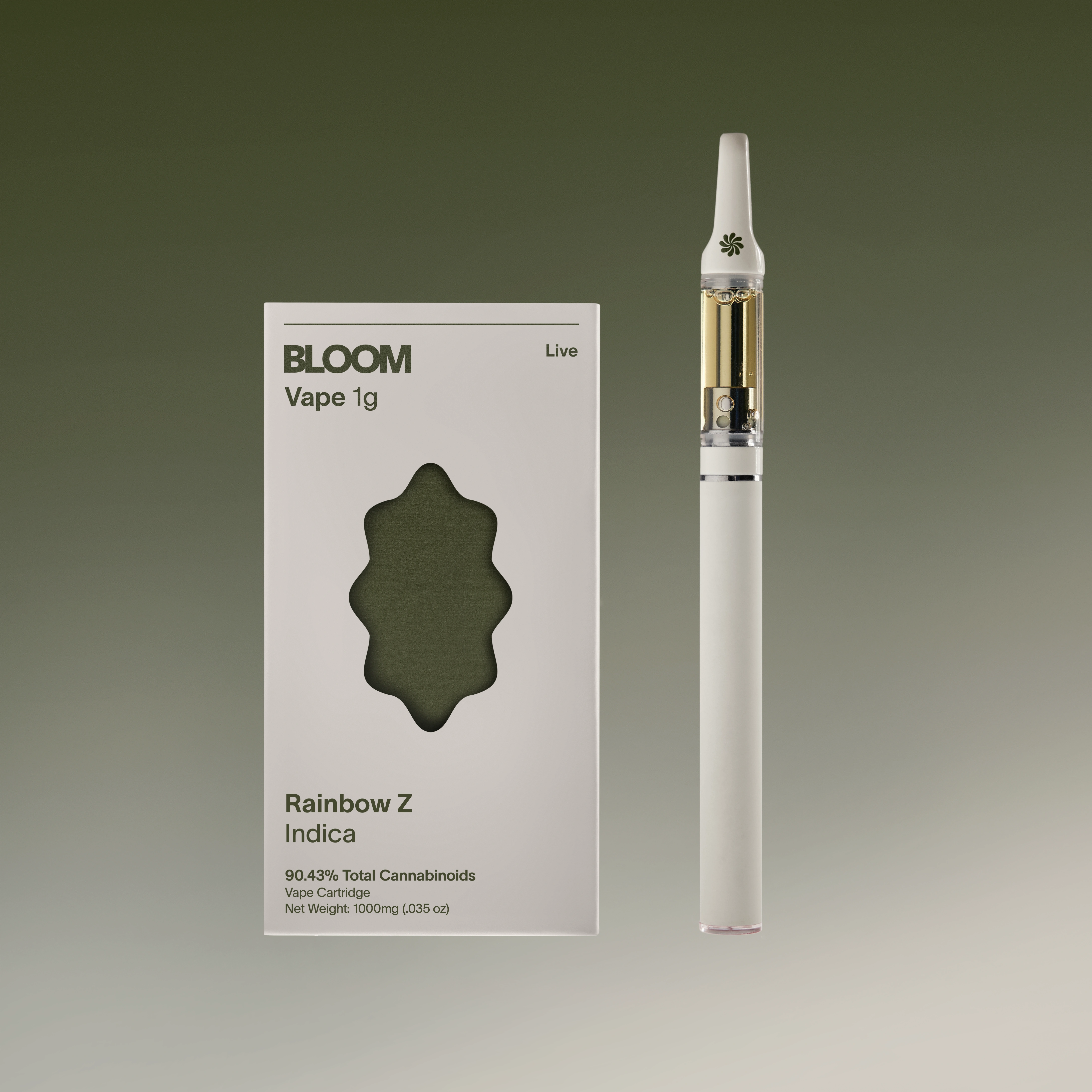 Photograph of product: BLOOM Cart Live 1000mg: Rainbow Z