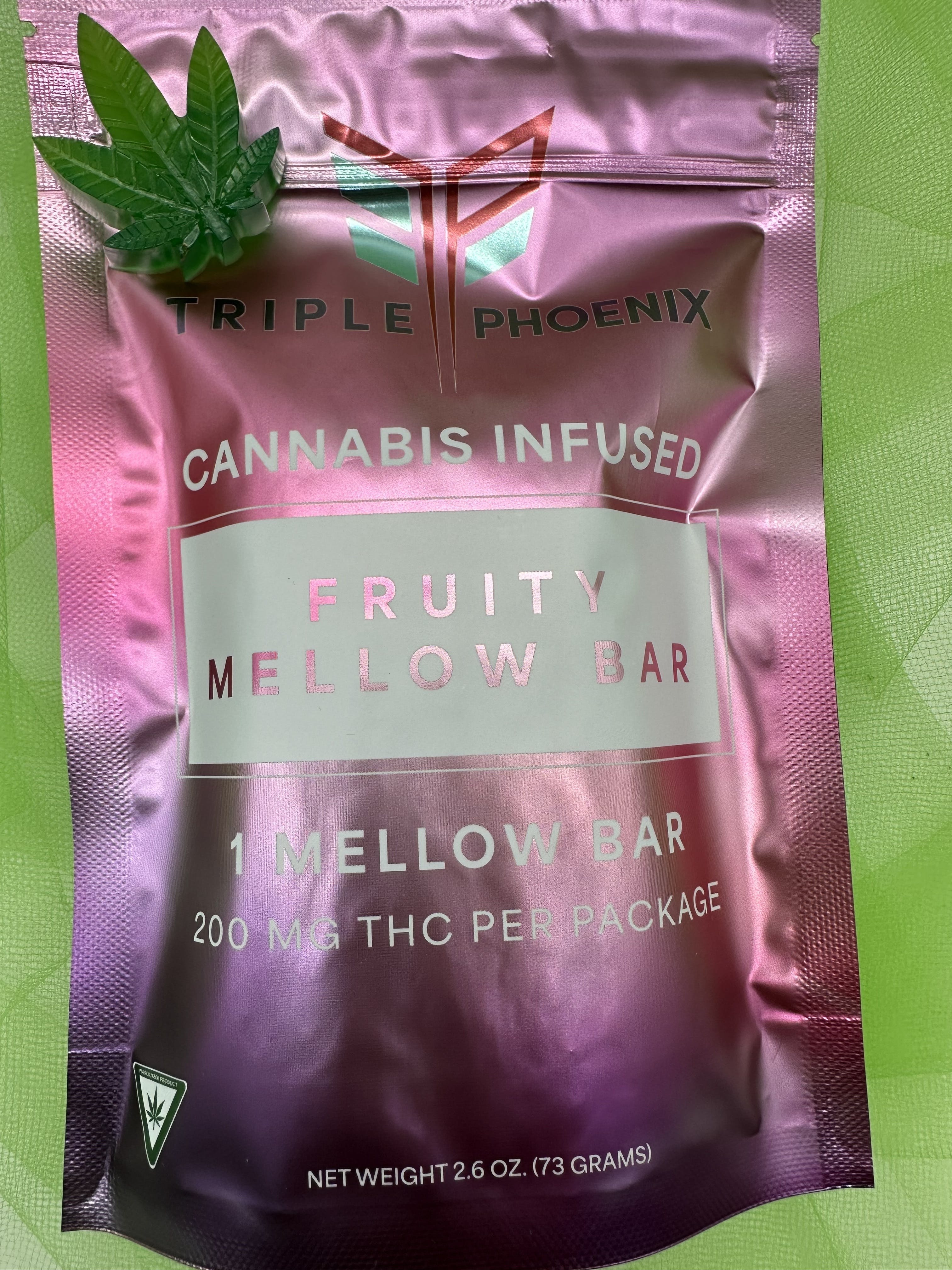 Photograph of product: Fruity Marshmallow Bar 200mg