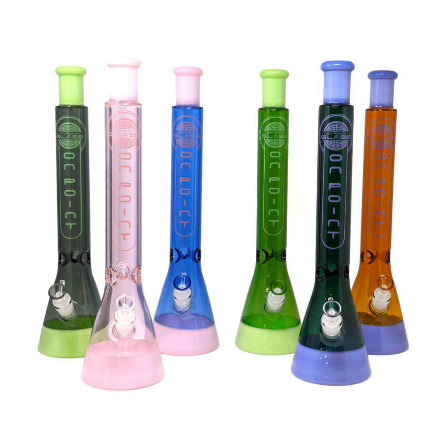 Photograph of product: 18'' On Point Duo Tone Ice Catch Bong