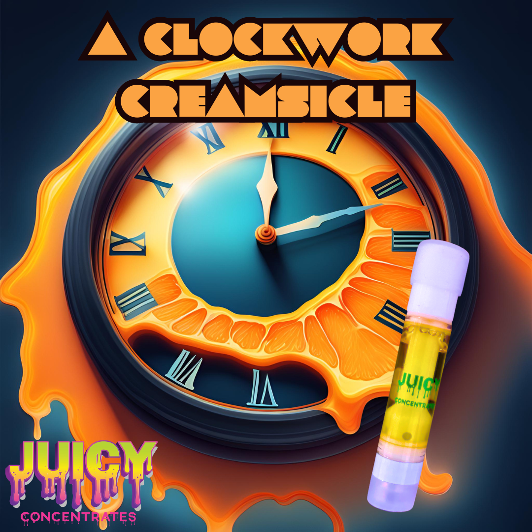 Photograph of product: Juicy Concentrates - 1000mg Cartridge - - A Clockwork Creamsicle