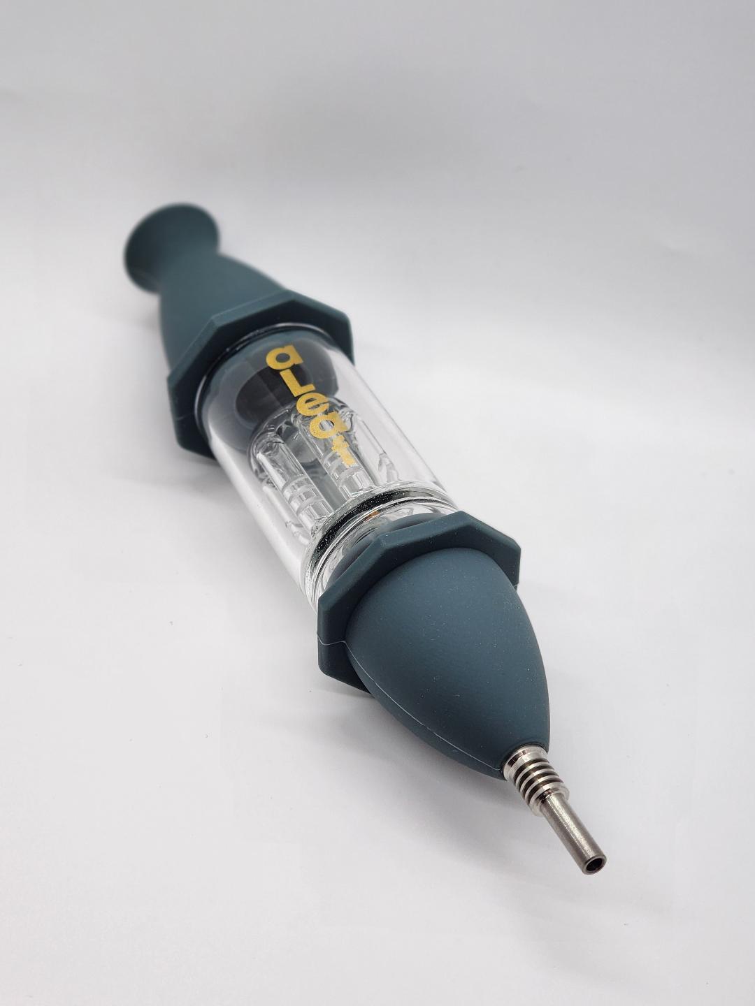 Photograph of Product: ALEAF - SILICONE/GLASS NECTAR COLLECTER W/PERC - 10"